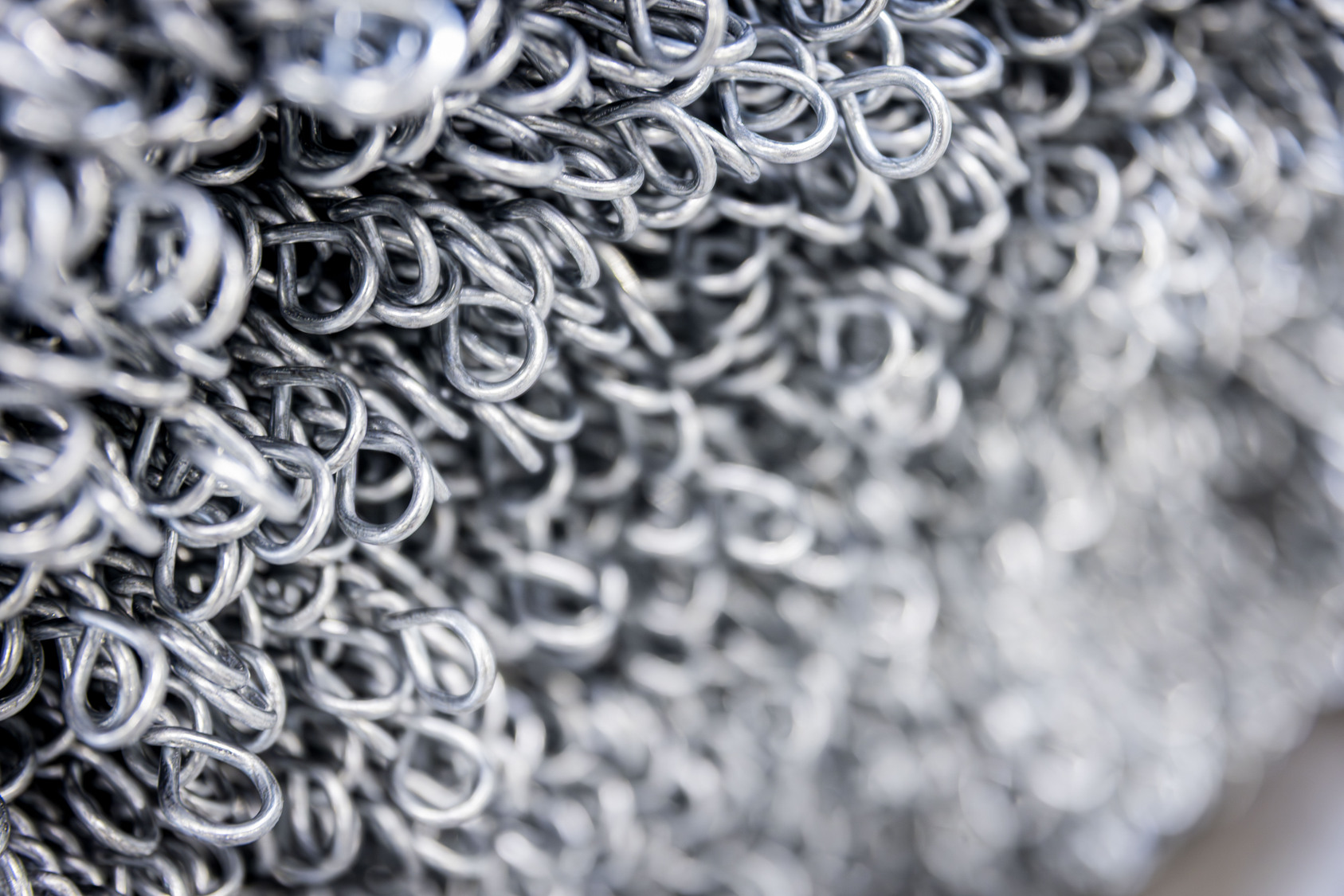 Grote bundel ogendraad voor afvalverwerking en recyclingbedrijven